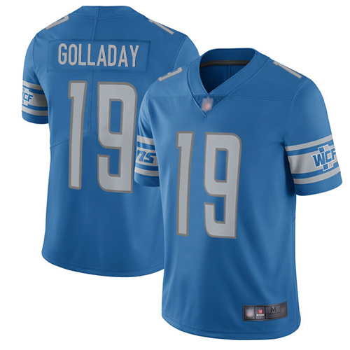 Detroit Lions Limited Blue Youth Kenny Golladay Home Jersey NFL Football #19 Vapor Untouchable->detroit lions->NFL Jersey